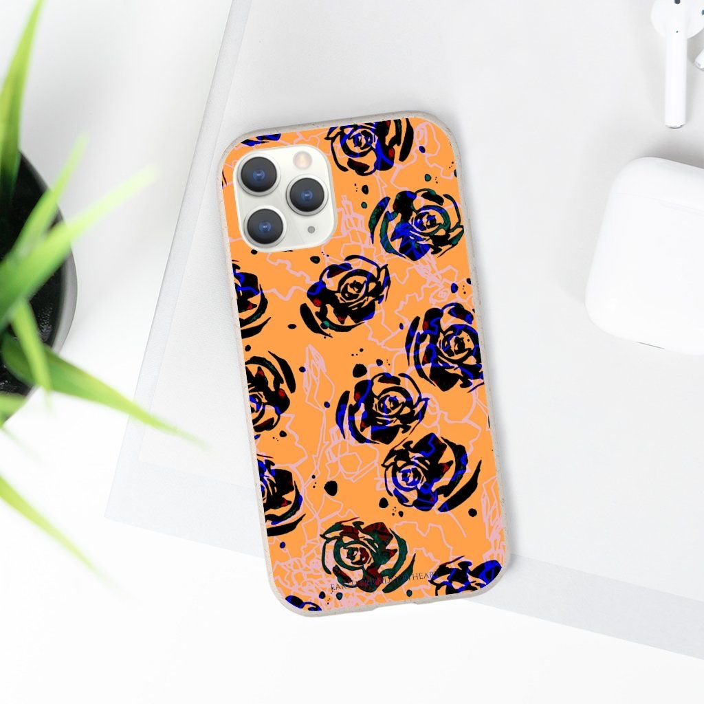 Biodegradable Case || BLACK ROSES ||