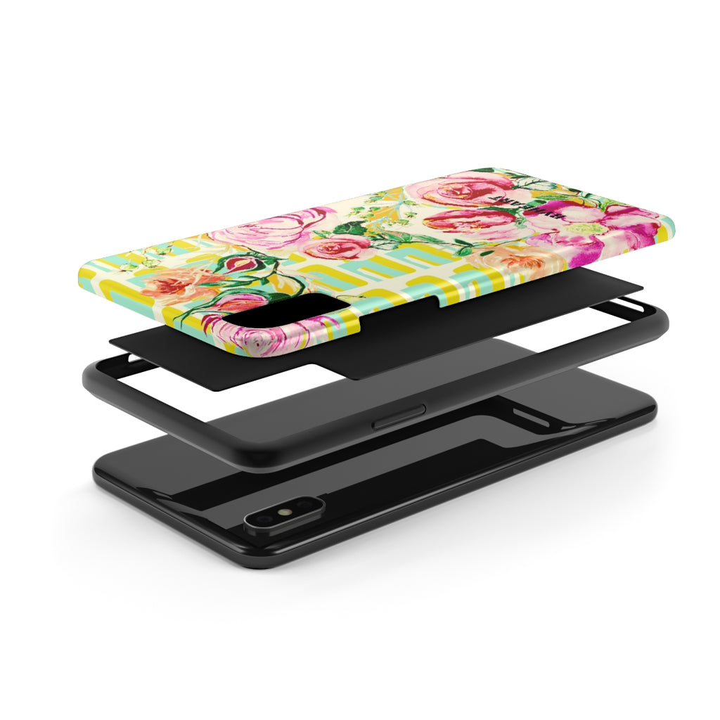 ROSES IN PAISLEY,  SHIRAZ | Tough Phone Cases, Case-Mate |