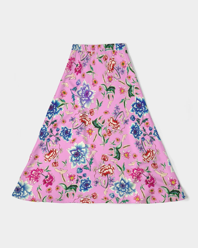 AMORE PINK Women's A-Line Midi Skirt
