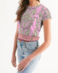 FLORAL  MIRACULOUS  WORLD - dress-pink1 Women's Tee