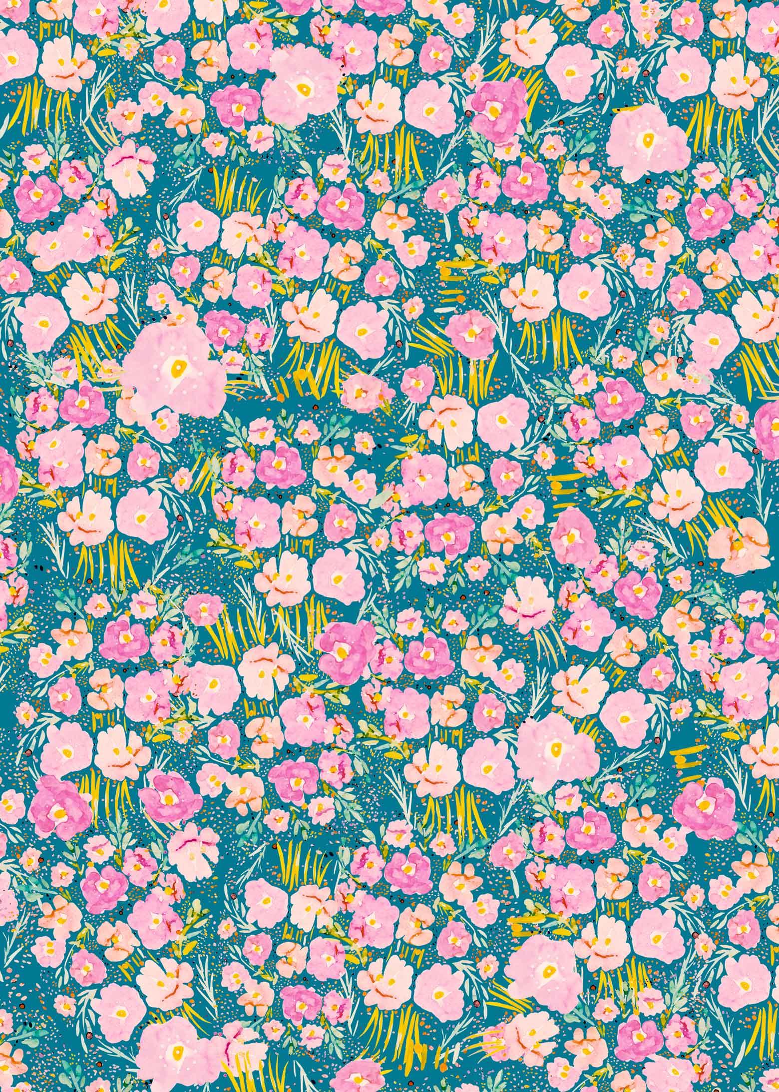 CUTE FLOWERS || Original Print
