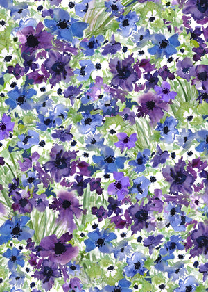 Open image in slideshow, PURPLE  FLOWERS || Original Print
