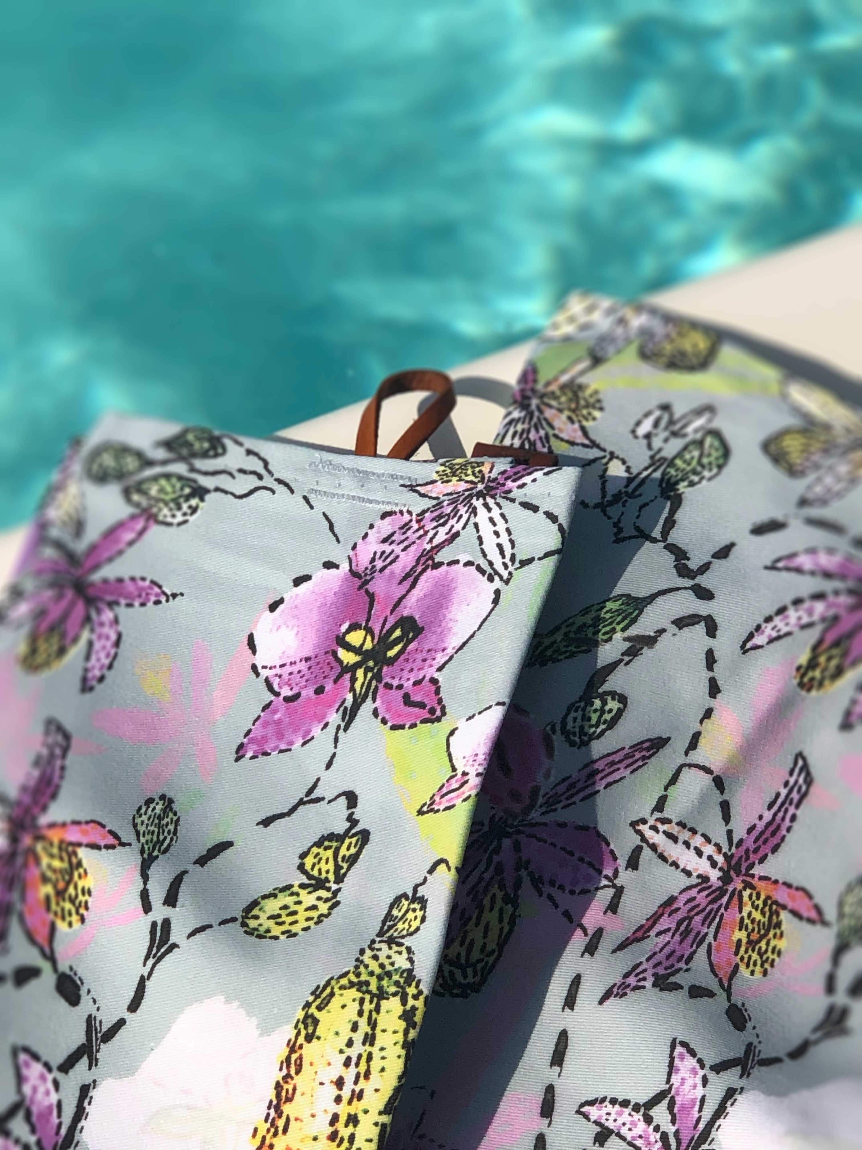SCENTS OF ORCHIDS  | Organic Dish Towel |