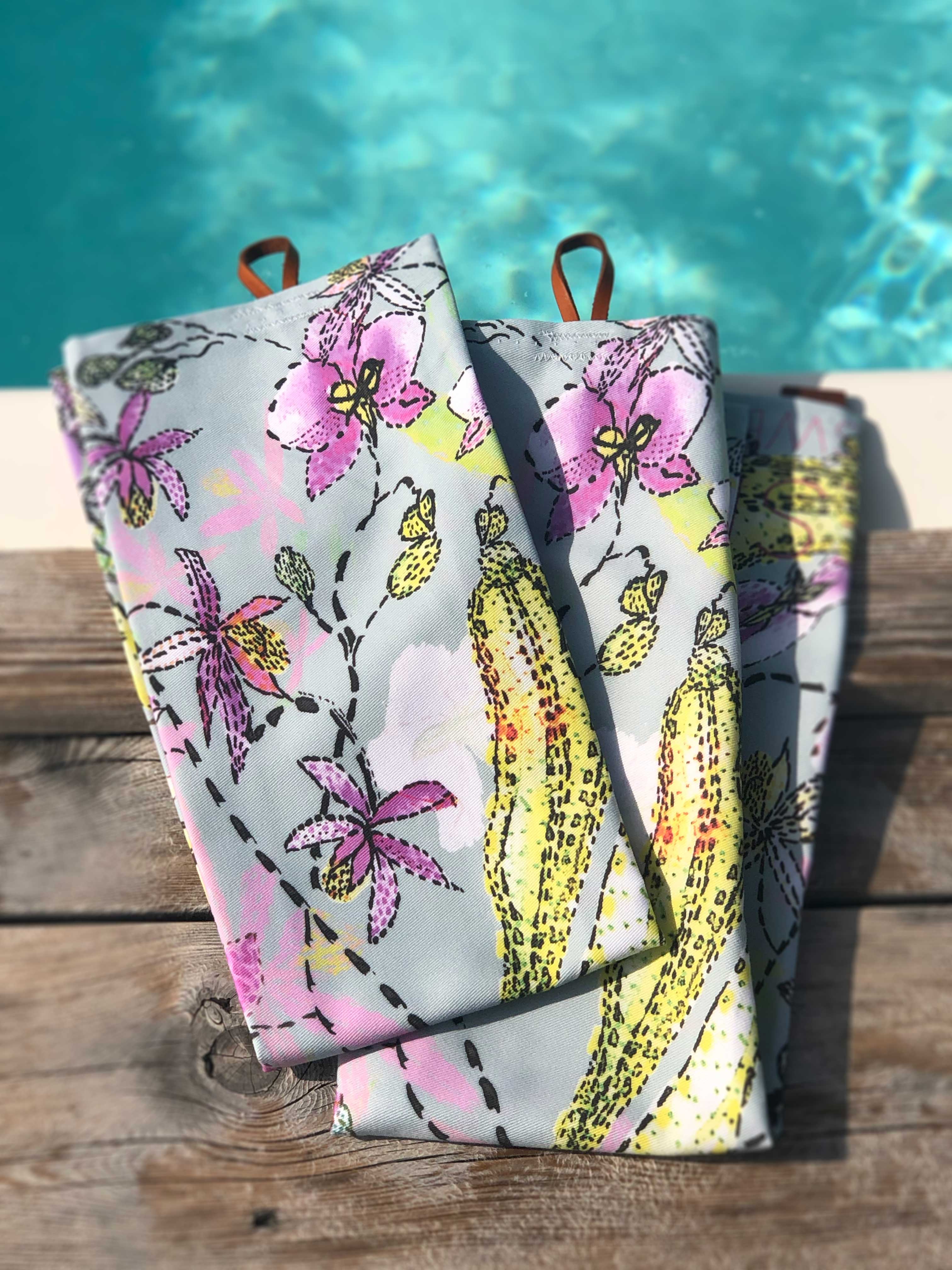 SCENTS OF ORCHIDS  | Organic Dish Towel |