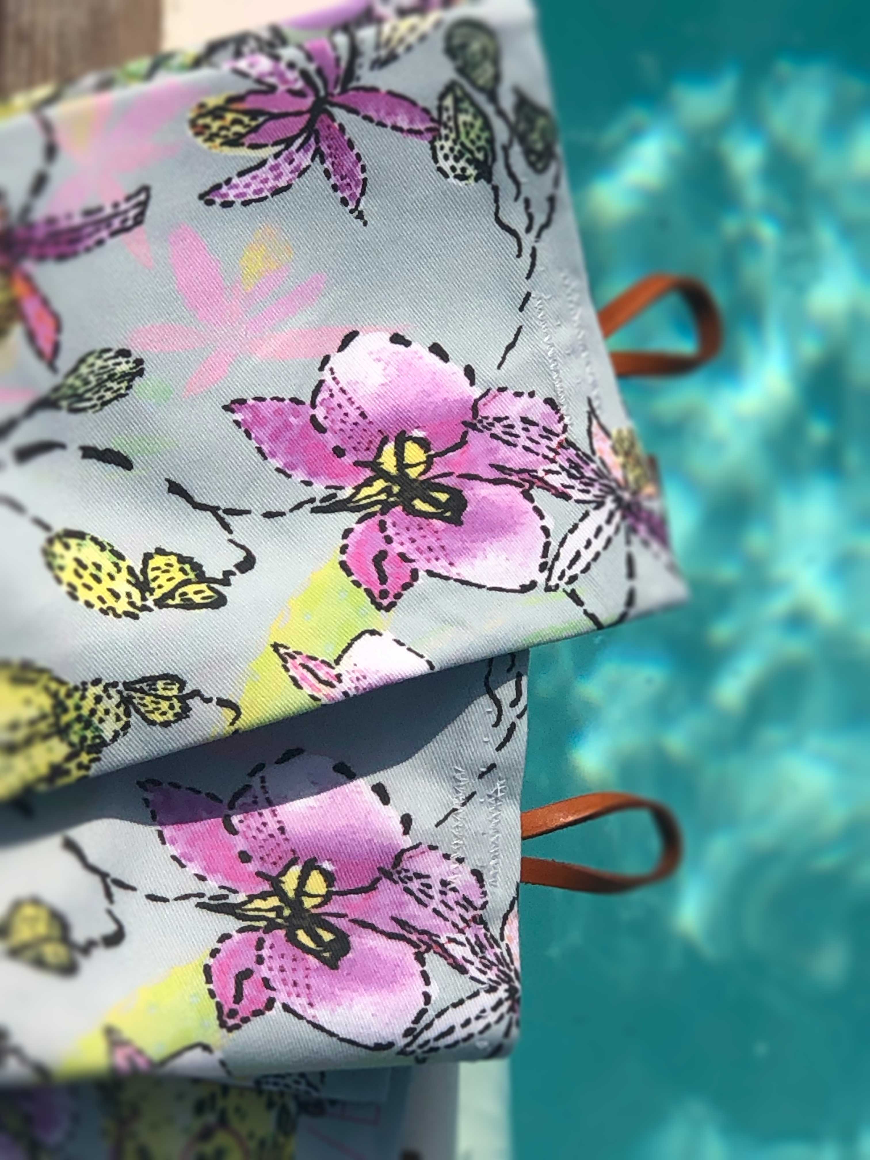 SCENTS OF ORCHIDS  | Organic Dish Towel |