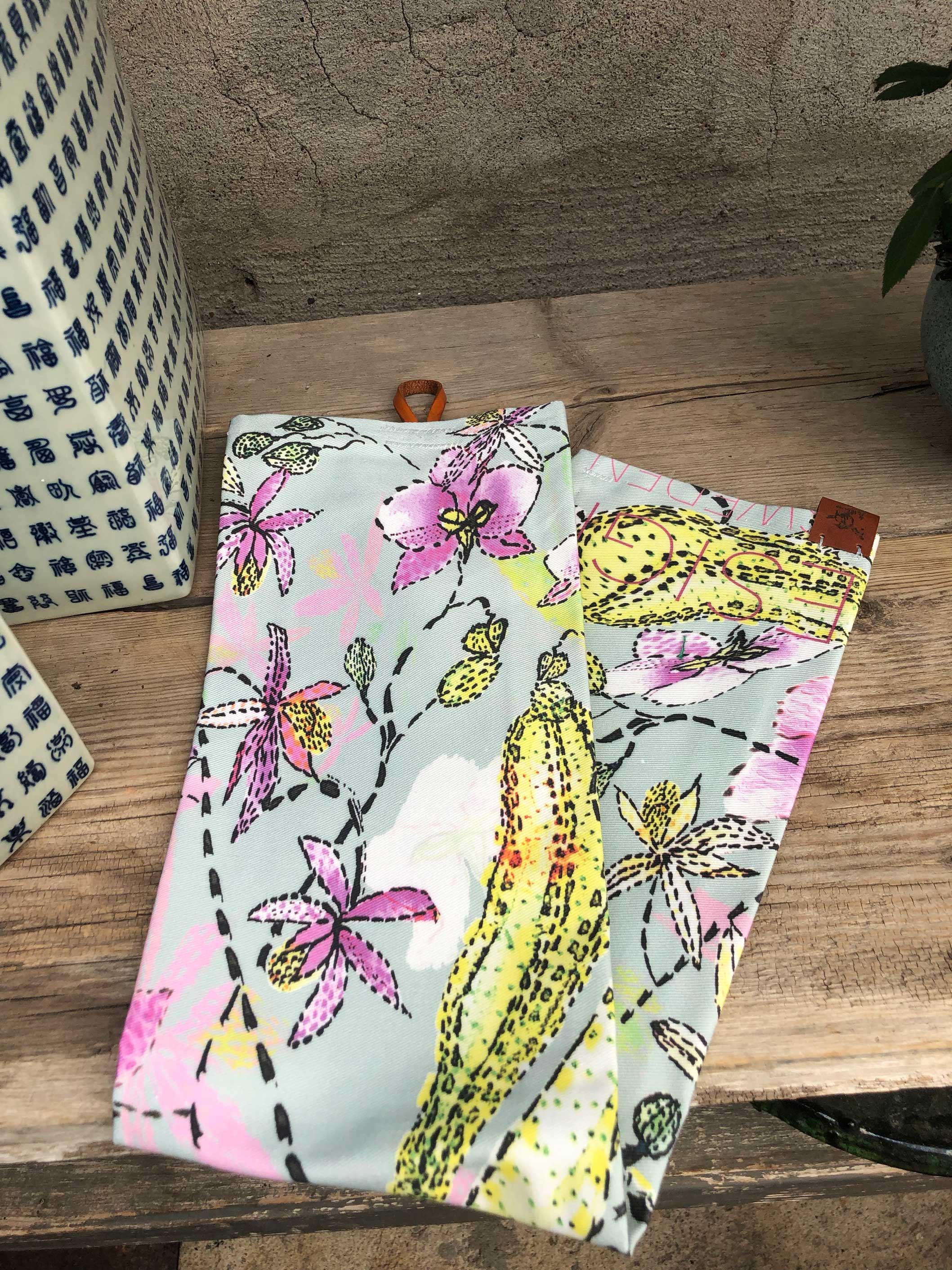 SCENTS OF ORCHIDS  | Organic Dish Towel |