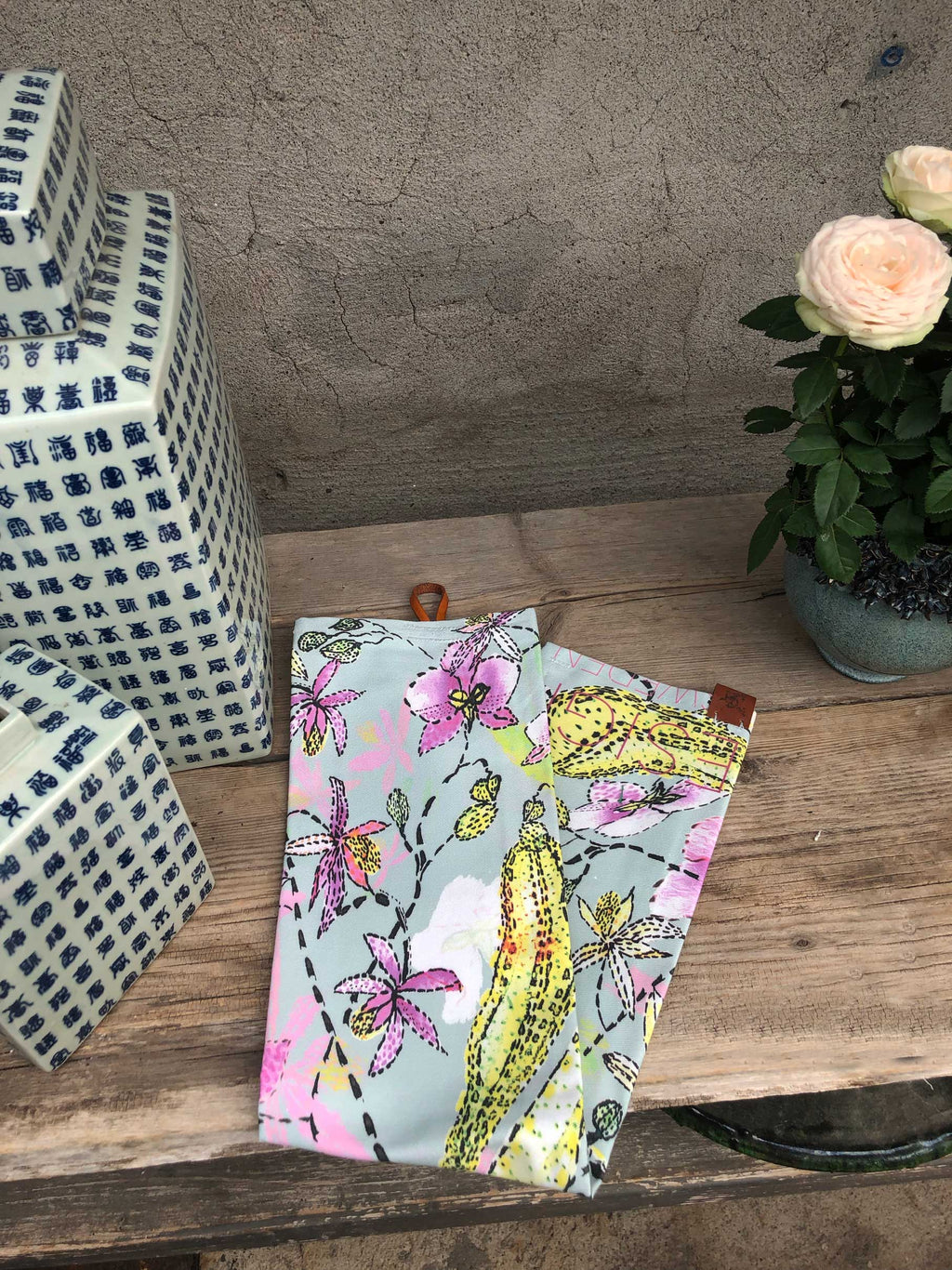 SCENTS OF ORCHIDS  | Organic Dish Towel |