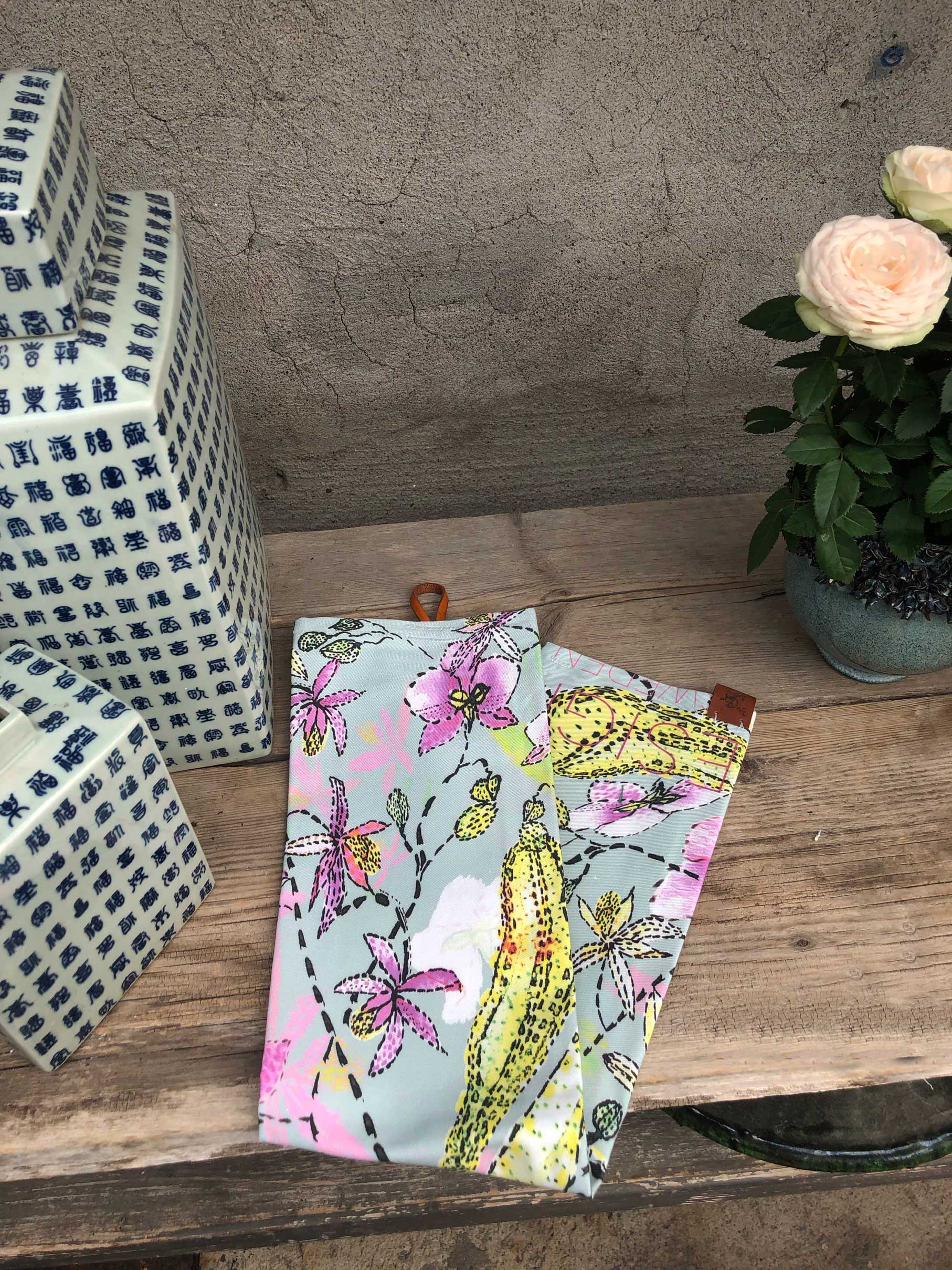 SCENTS OF ORCHIDS  | Organic Dish Towel |