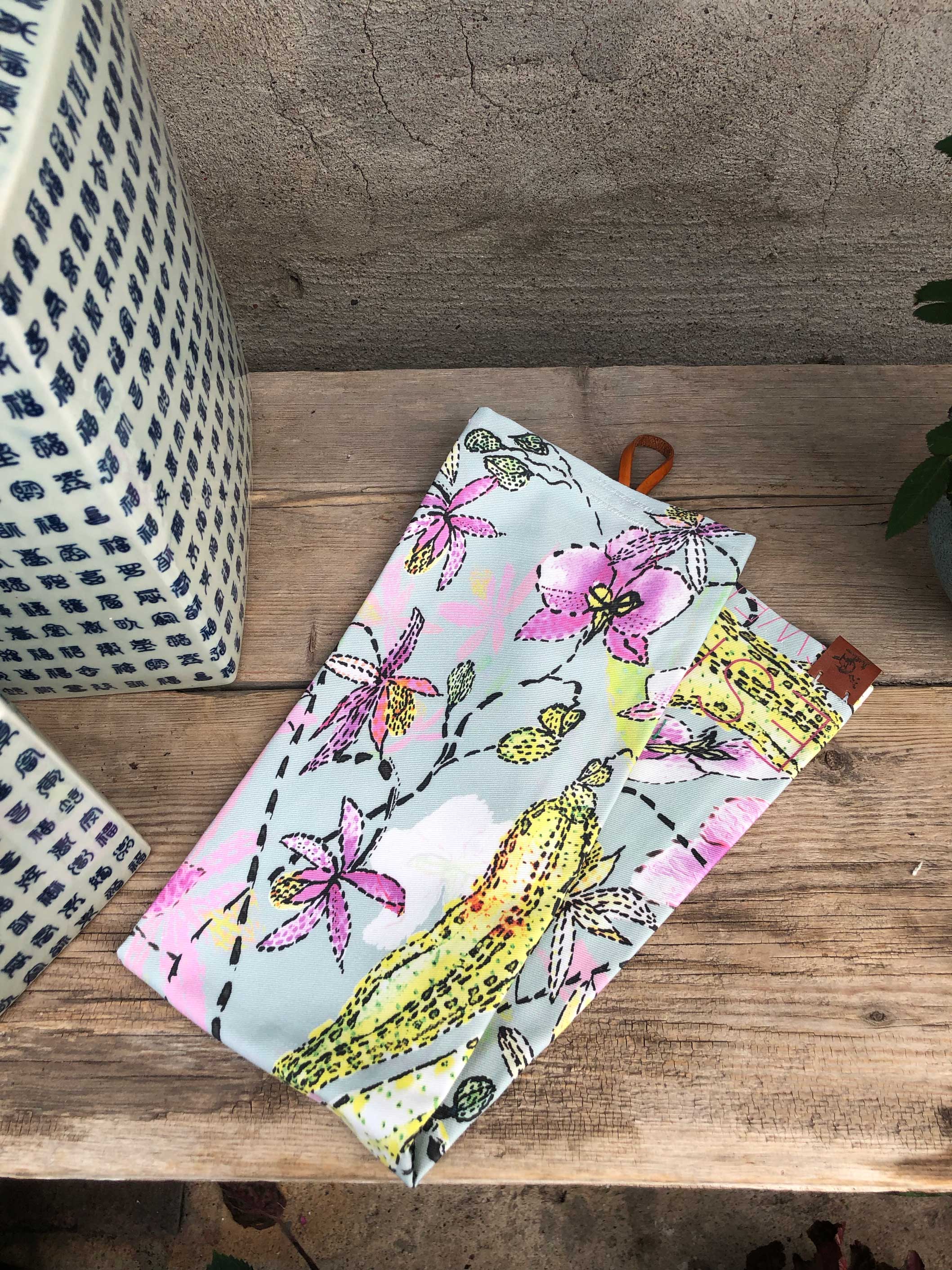 SCENTS OF ORCHIDS  | Organic Dish Towel |