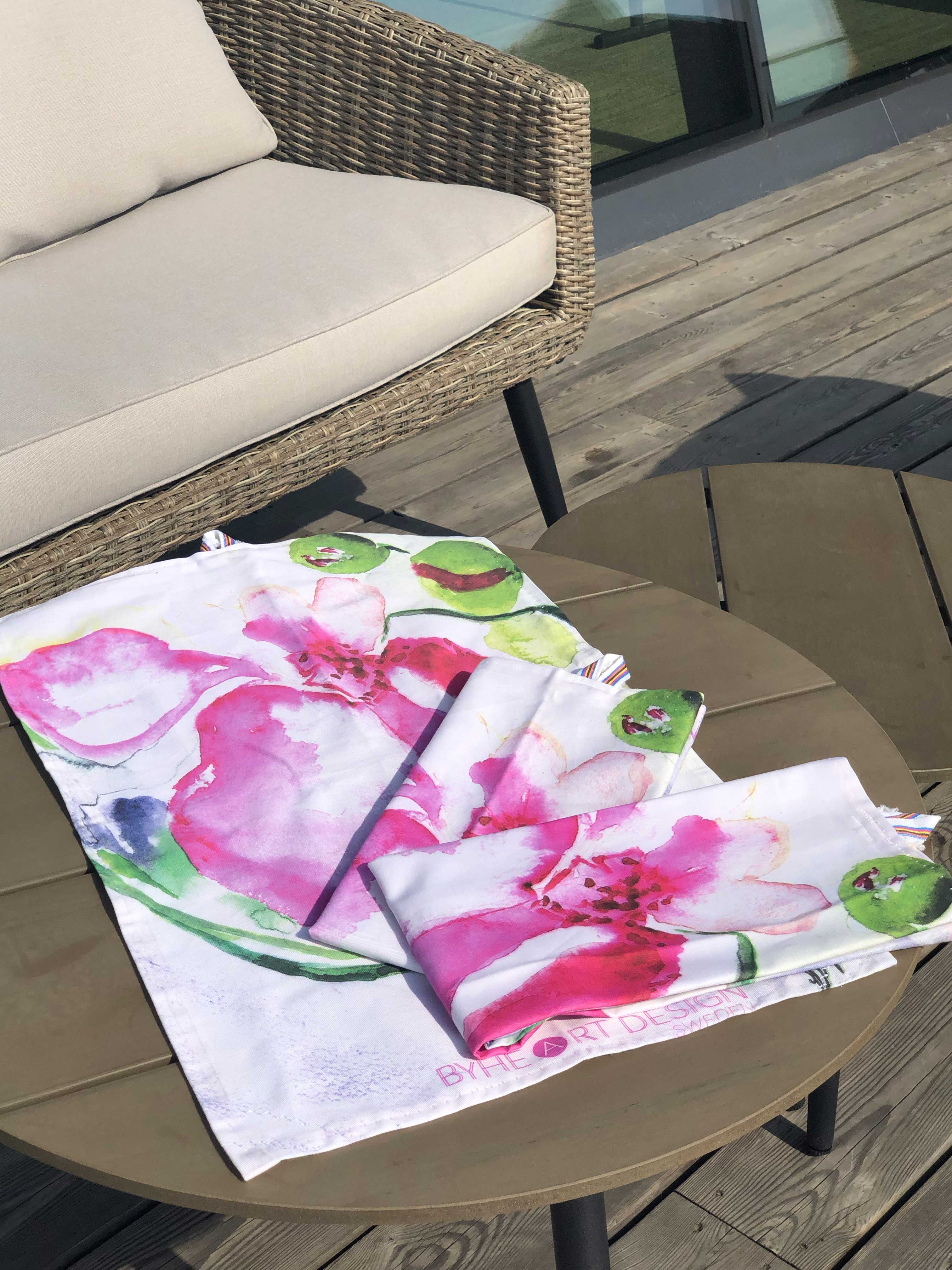 THE LONELY ORCHIDS | Organic Dish Towel |