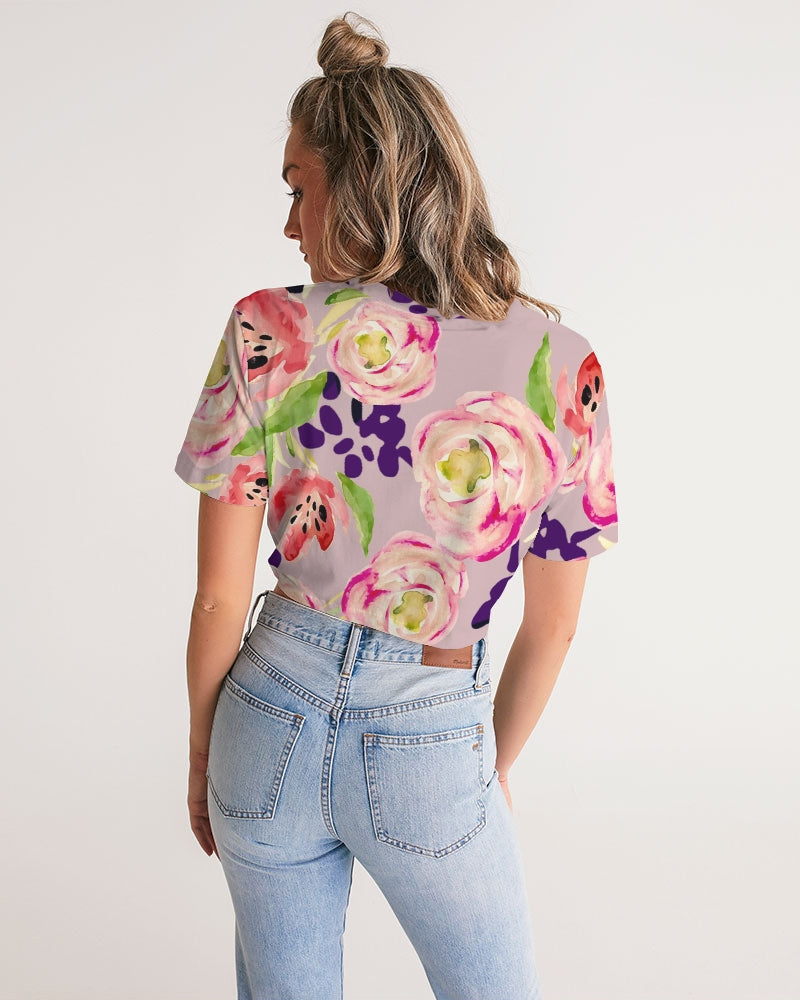 TULIP  THE PERFECT LOVE Women's Twist-Front Cropped Tee