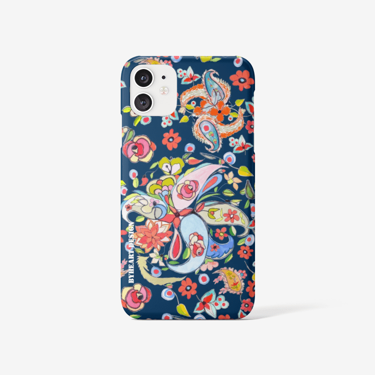 iPhone 11 case-    BE IN PEACE || DARK BLUE