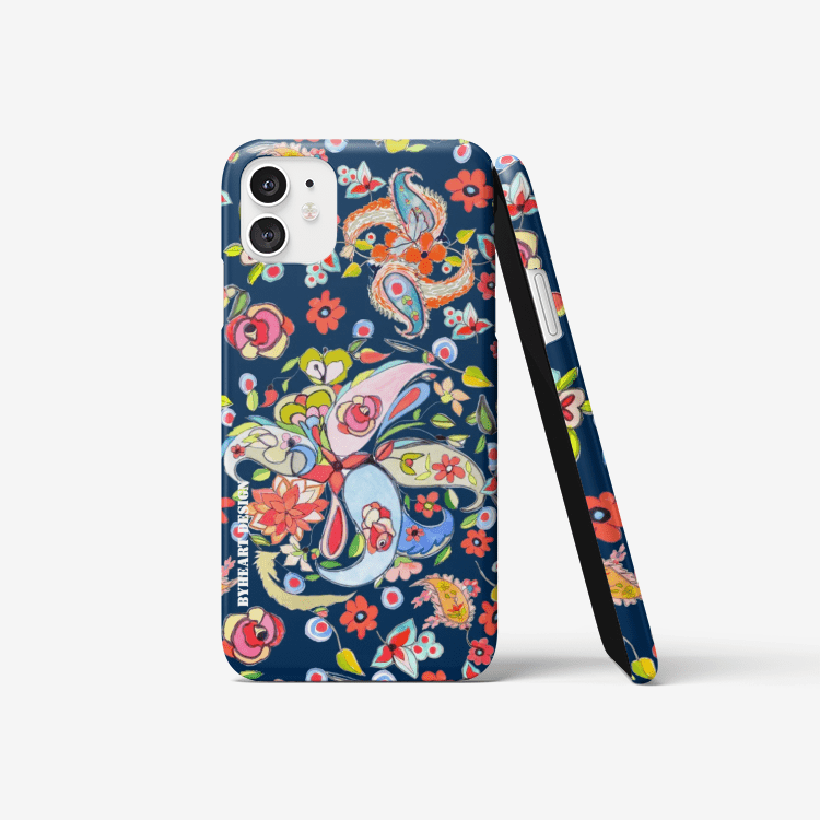 iPhone 11 case-    BE IN PEACE || DARK BLUE