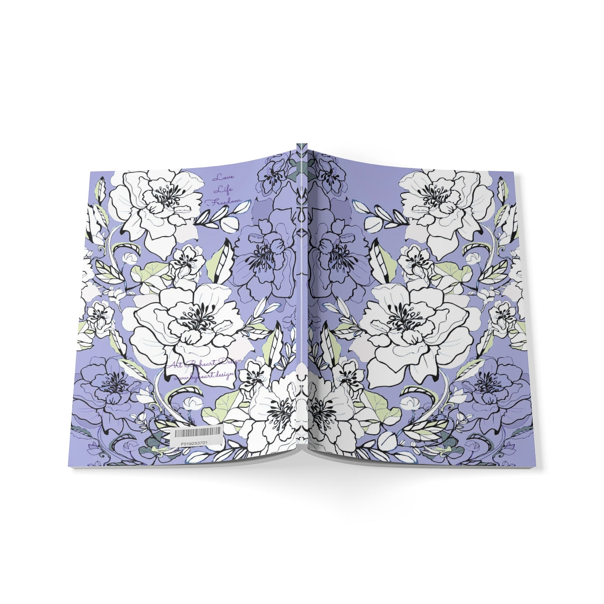 PURPLE ROSES | Softcover Notebook, A5 | 