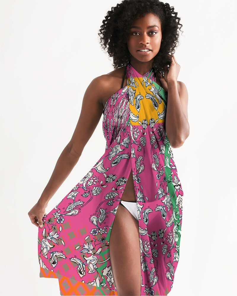 MIRACULOUS FLOWERS -PINK ||  Swim Cover Up