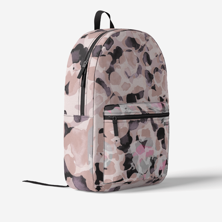 Retro Colorful Print Trendy Backpack || PARADISE ISLAND ||
