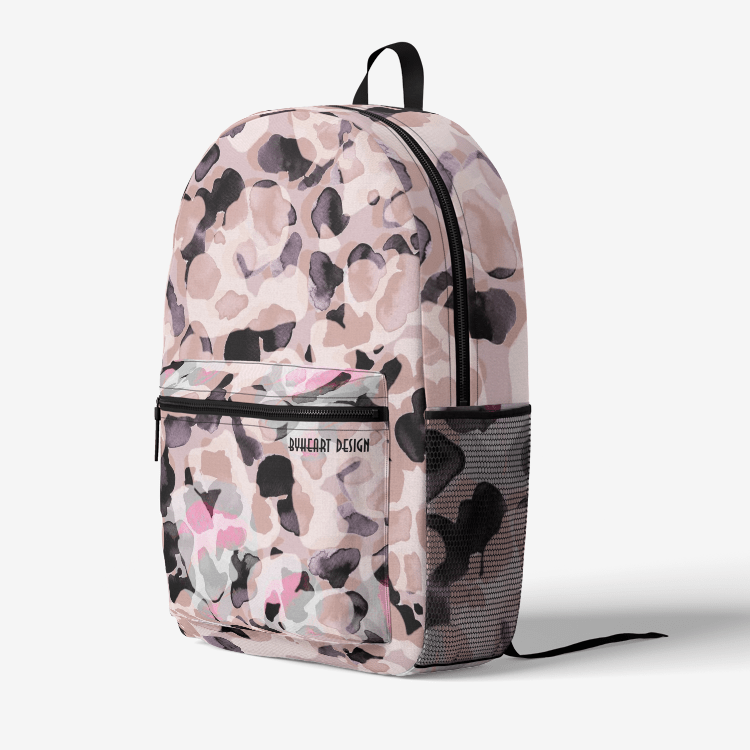 Retro Colorful Print Trendy Backpack || PARADISE ISLAND ||