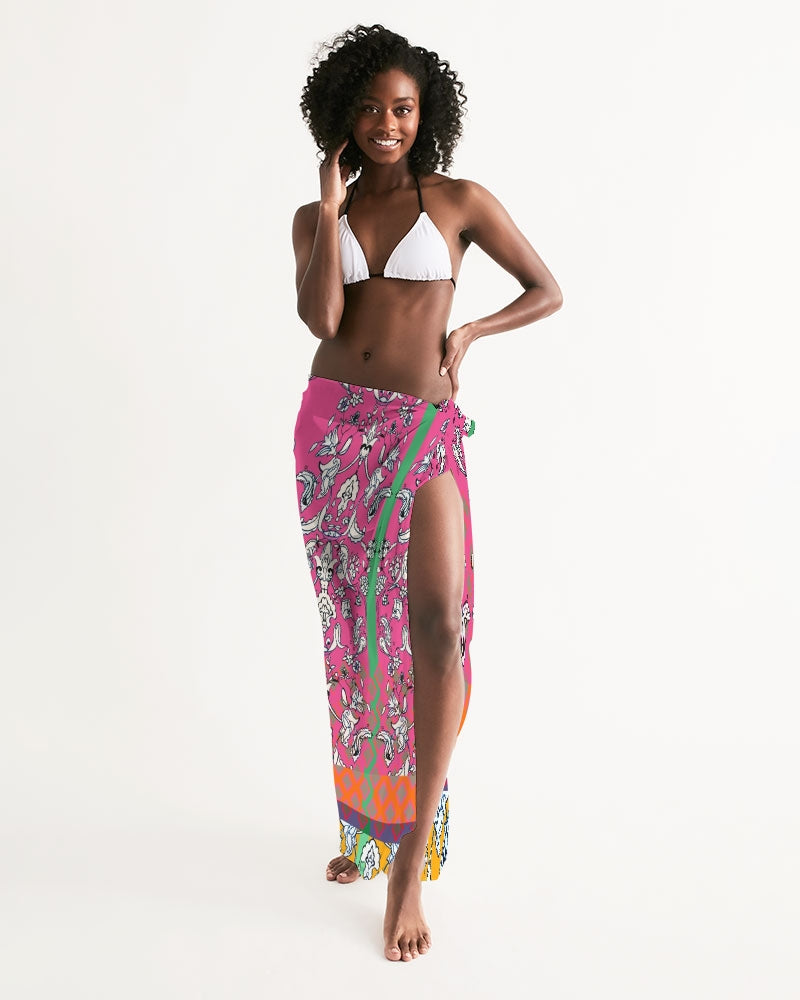 MIRACULOUS FLOWERS -PINK ||  Swim Cover Up
