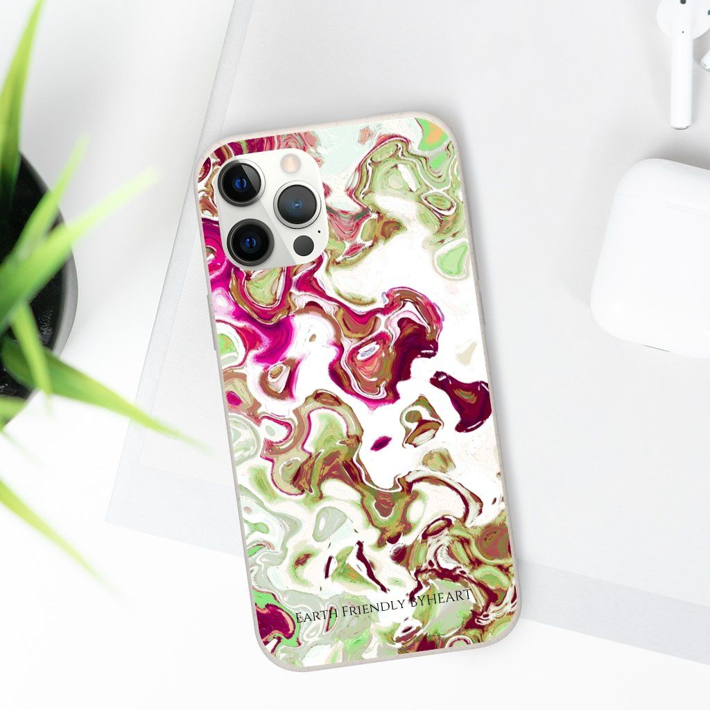 Biodegradable Case || GREEN WAVES ||