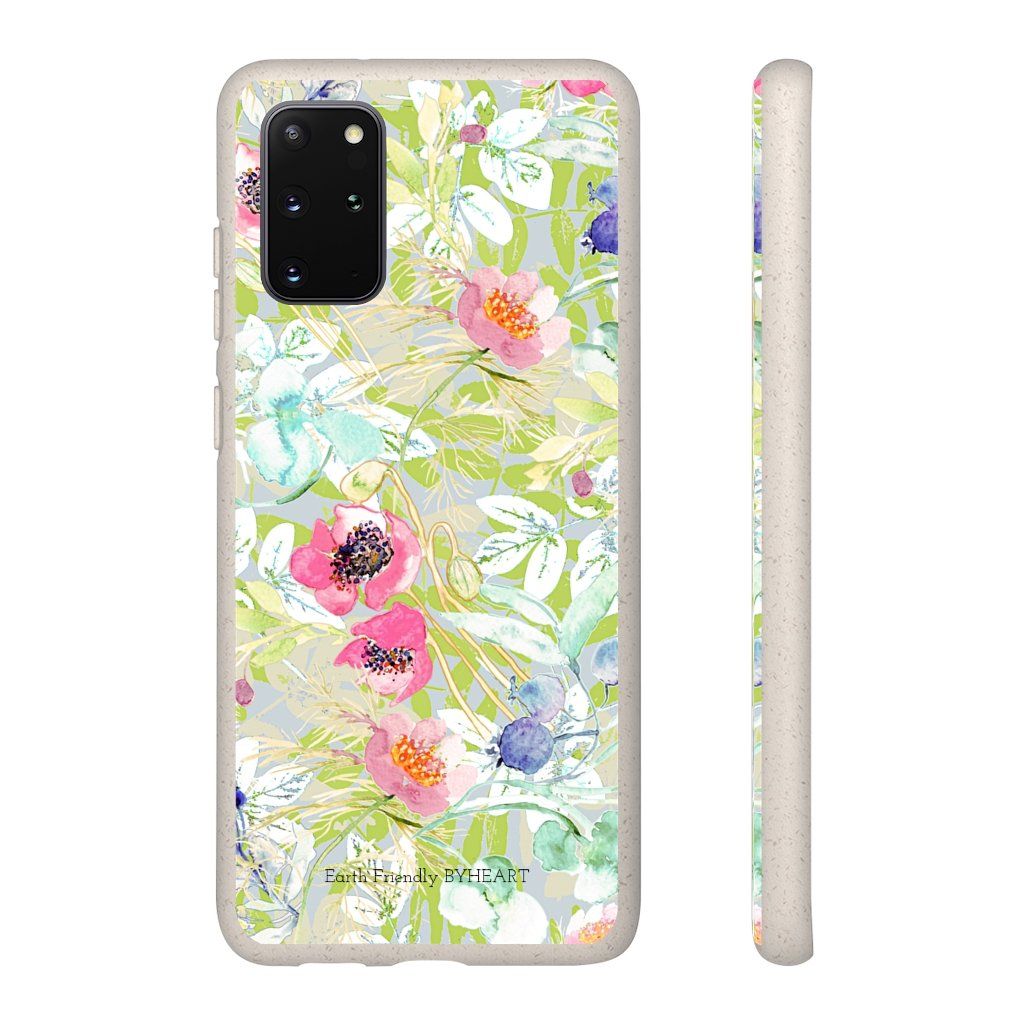 Biodegradable Case || BLUE BLOMS IN GOLLESTAN GARDEN || 