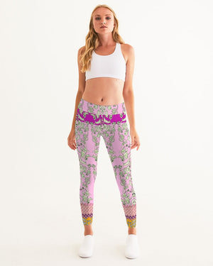 MIRACULOUS FLOWERS -PINK ||  Women's Yoga Pants