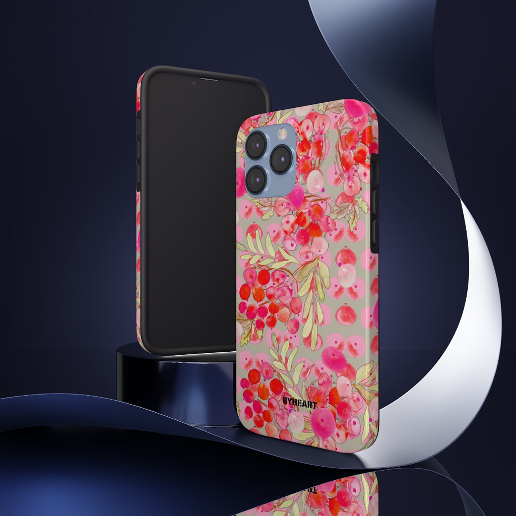 PINK BERRIES, LAPPLAND  | Tough Phone Cases, Case-Mate