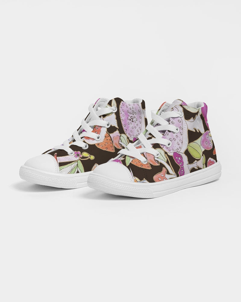 Mushrooms PARTY Kids Hightop Canvas Shoe