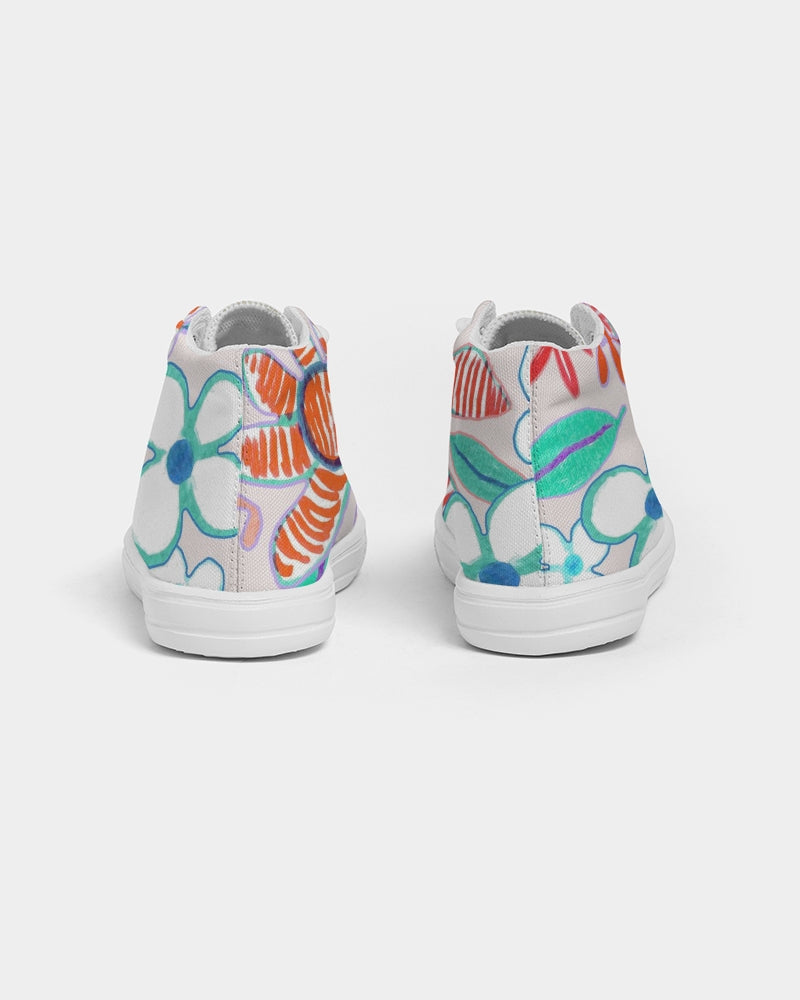 blooms Kids Hightop Canvas Shoe