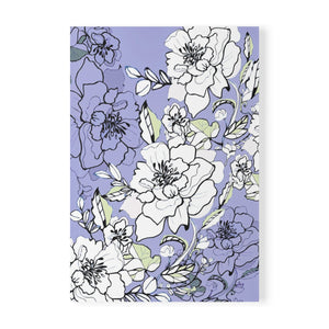 PURPLE ROSES | Softcover Notebook, A5 | 