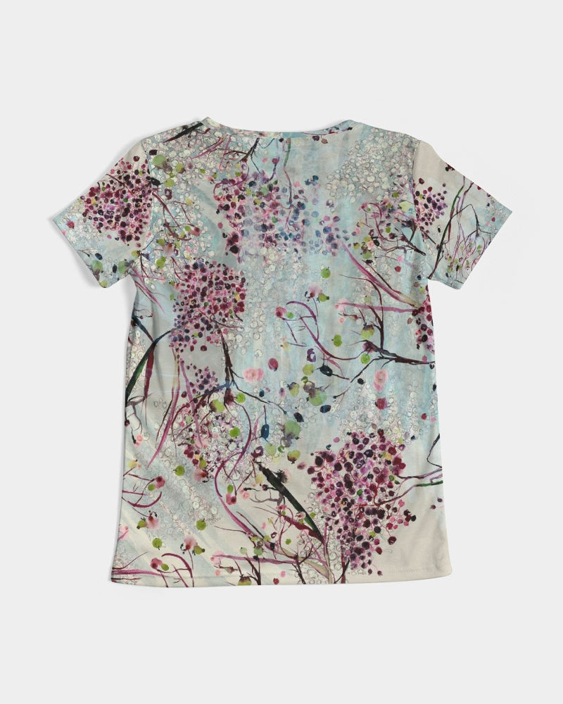SHADOWS OF PARADISE Women's V-Neck Tee