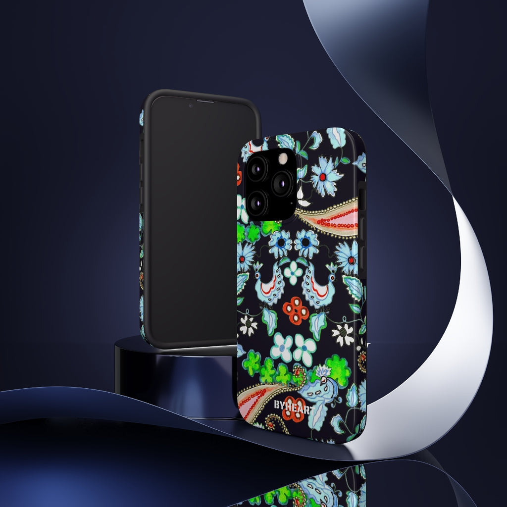 ORIENTAL BLUE BIRDS, KASHAN | Tough Phone Cases, Case-Mate |