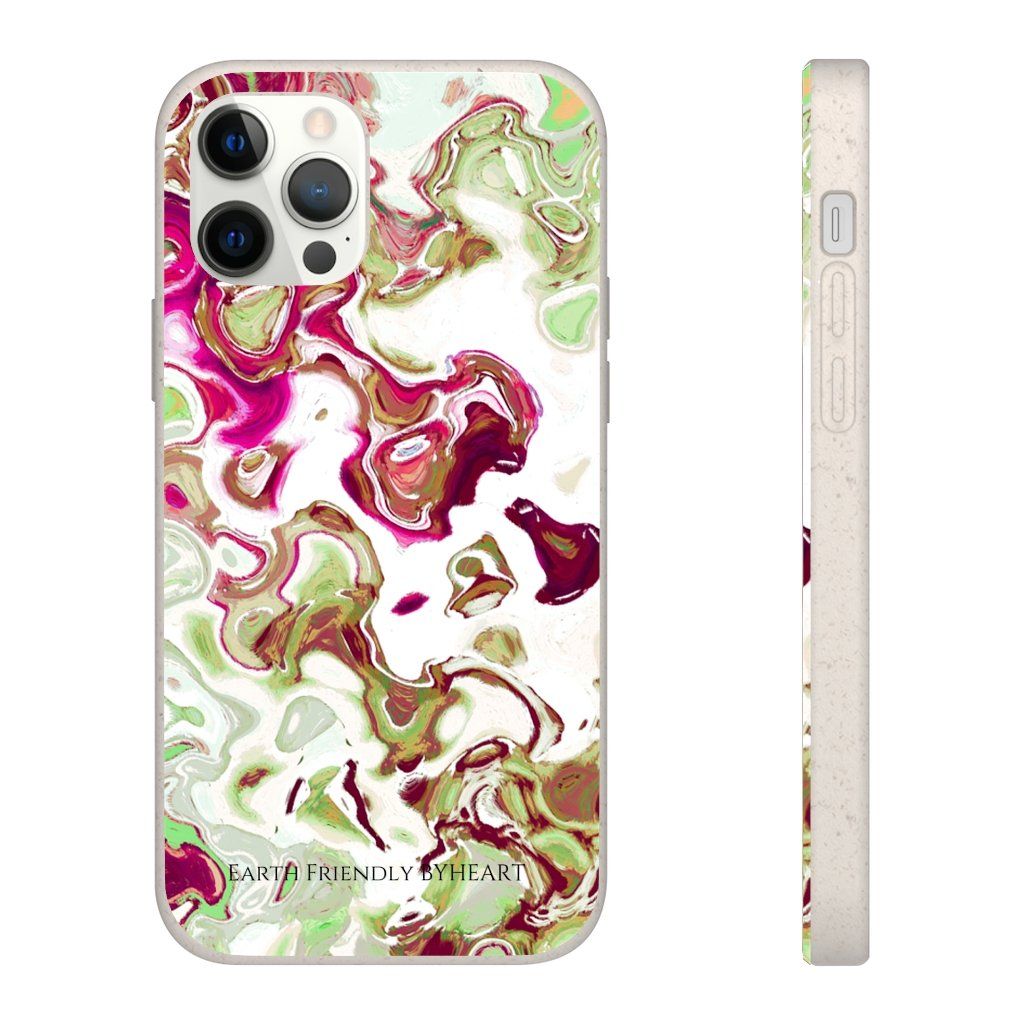 Biodegradable Case || GREEN WAVES ||