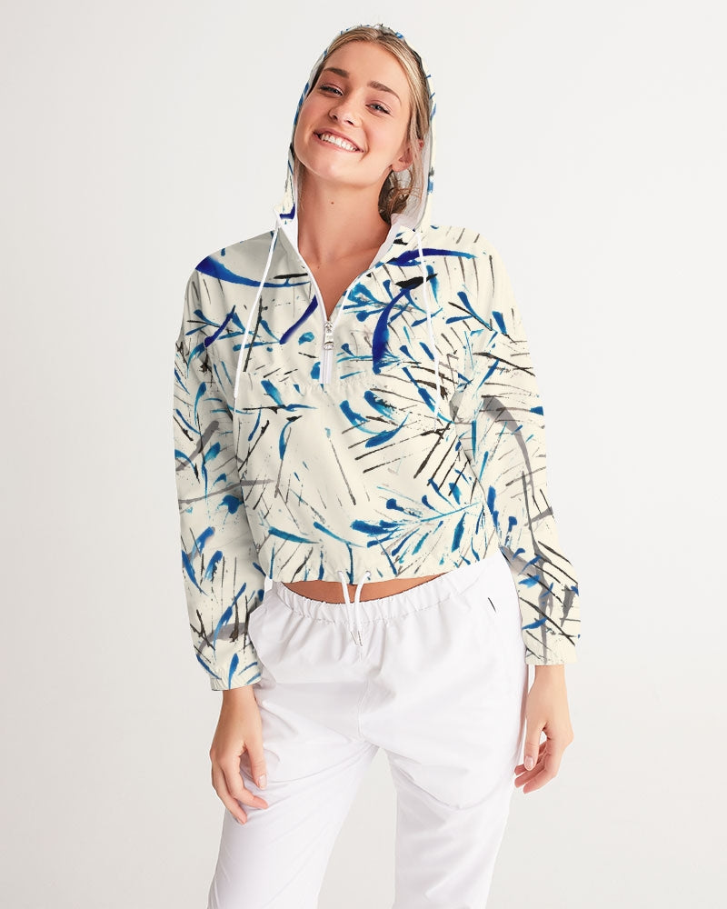 MOONLIGHT BRANCH  Women's Cropped Windbreaker