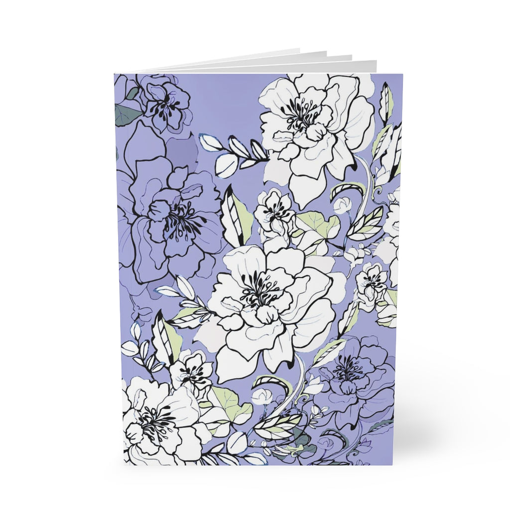 PURPLE ROSES | Softcover Notebook, A5 | 