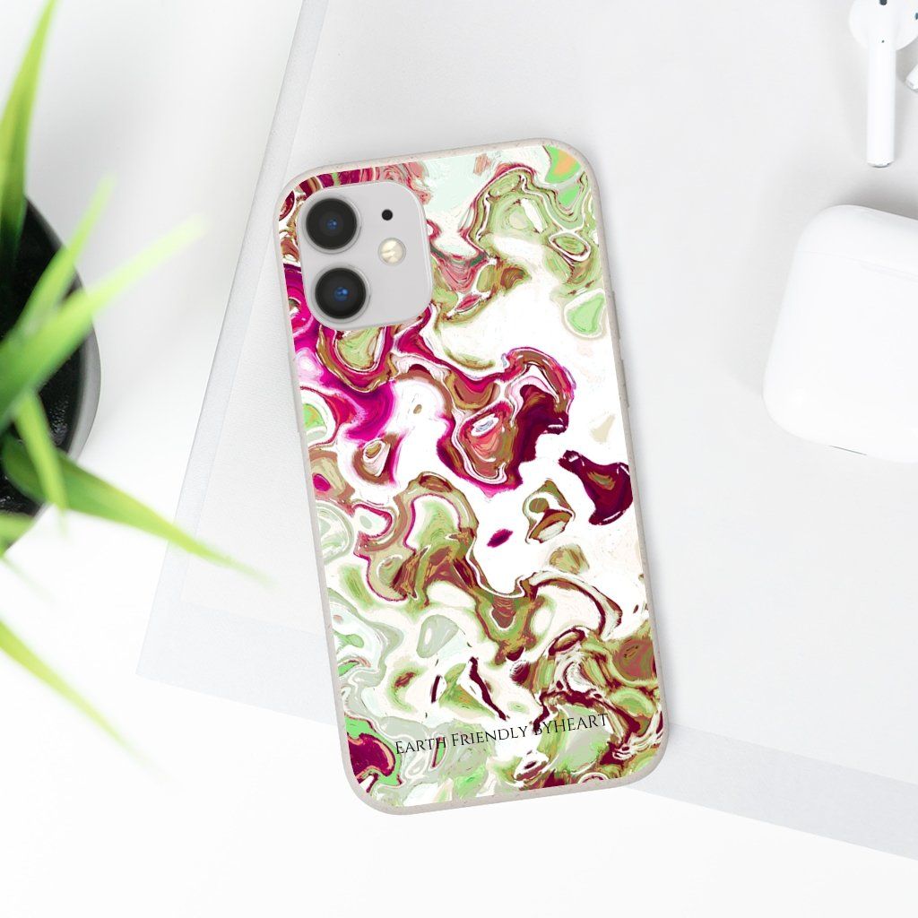 Biodegradable Case || GREEN WAVES ||