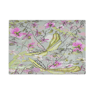 Open image in slideshow, PINK ORCHID | CUTTING BOARD | durable tempered glass

