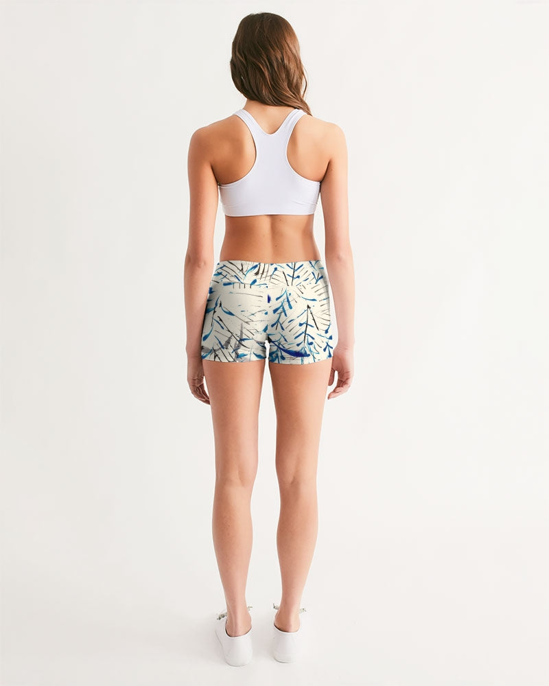 MOONLIGHT BRANCH  Women's Mid-Rise Yoga Shorts
