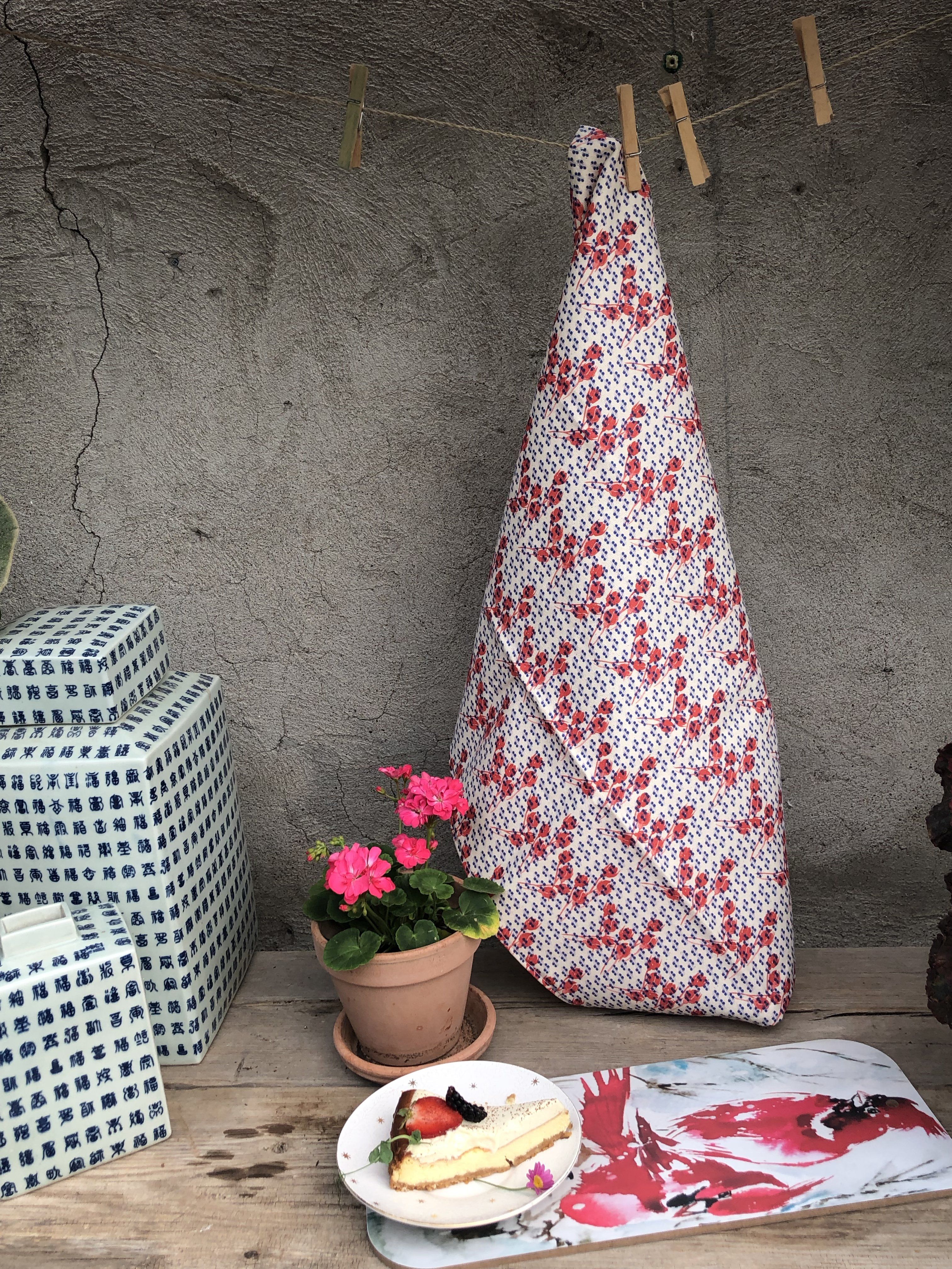 BLUE ROSY | Organic Dish Towel |