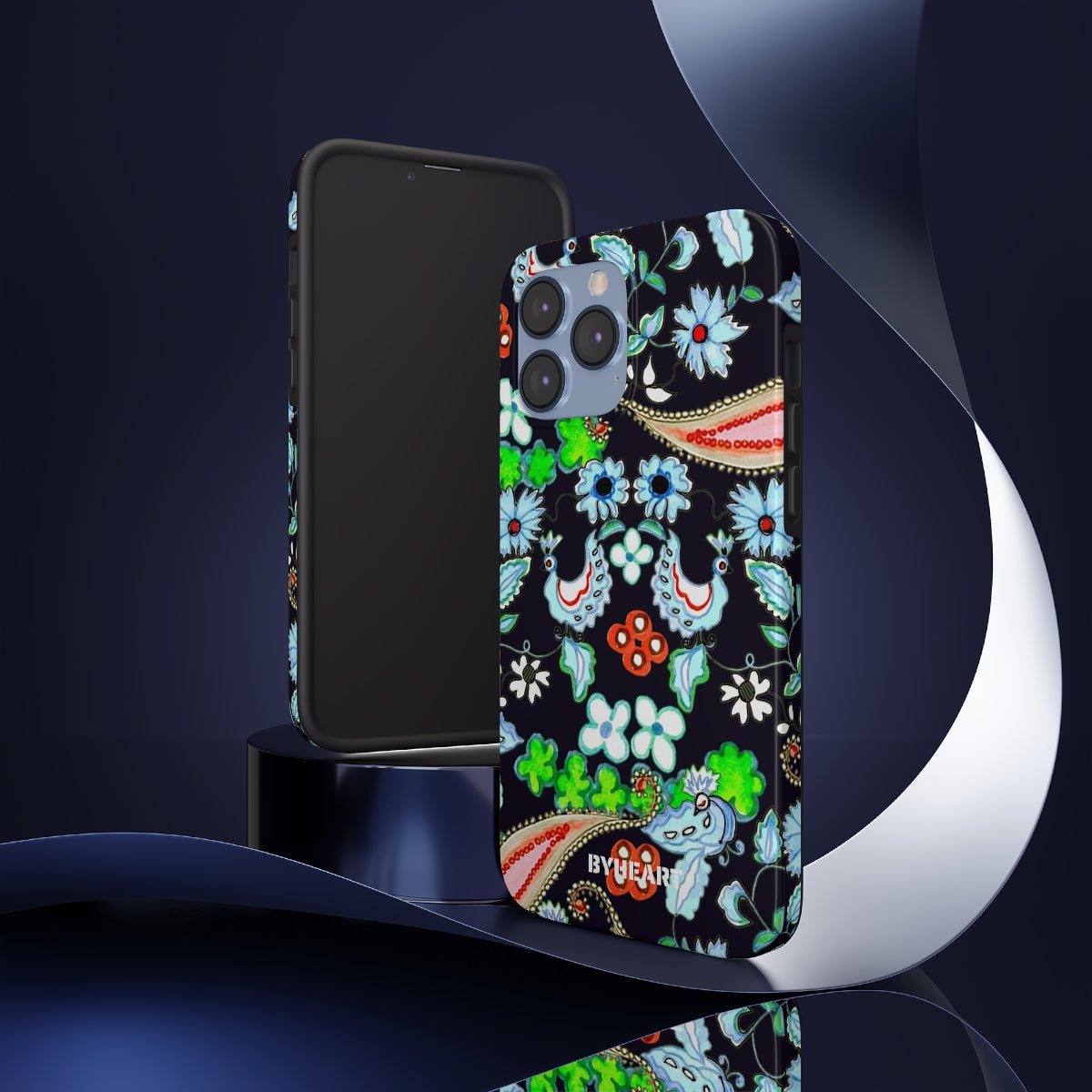 ORIENTAL BLUE BIRDS, KASHAN | Tough Phone Cases, Case-Mate |