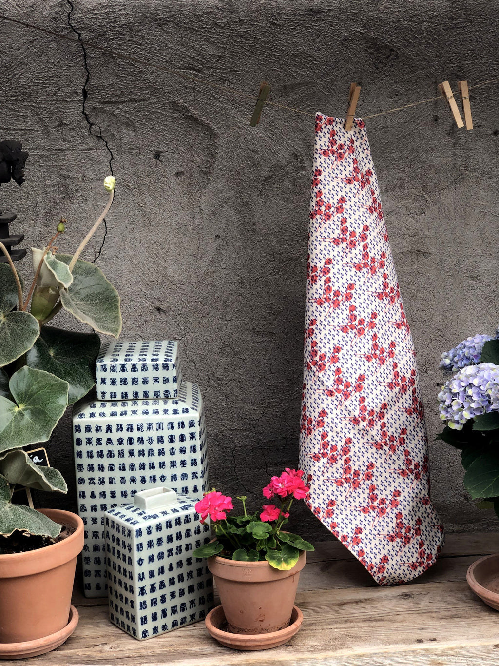 BLUE ROSY | Organic Dish Towel |