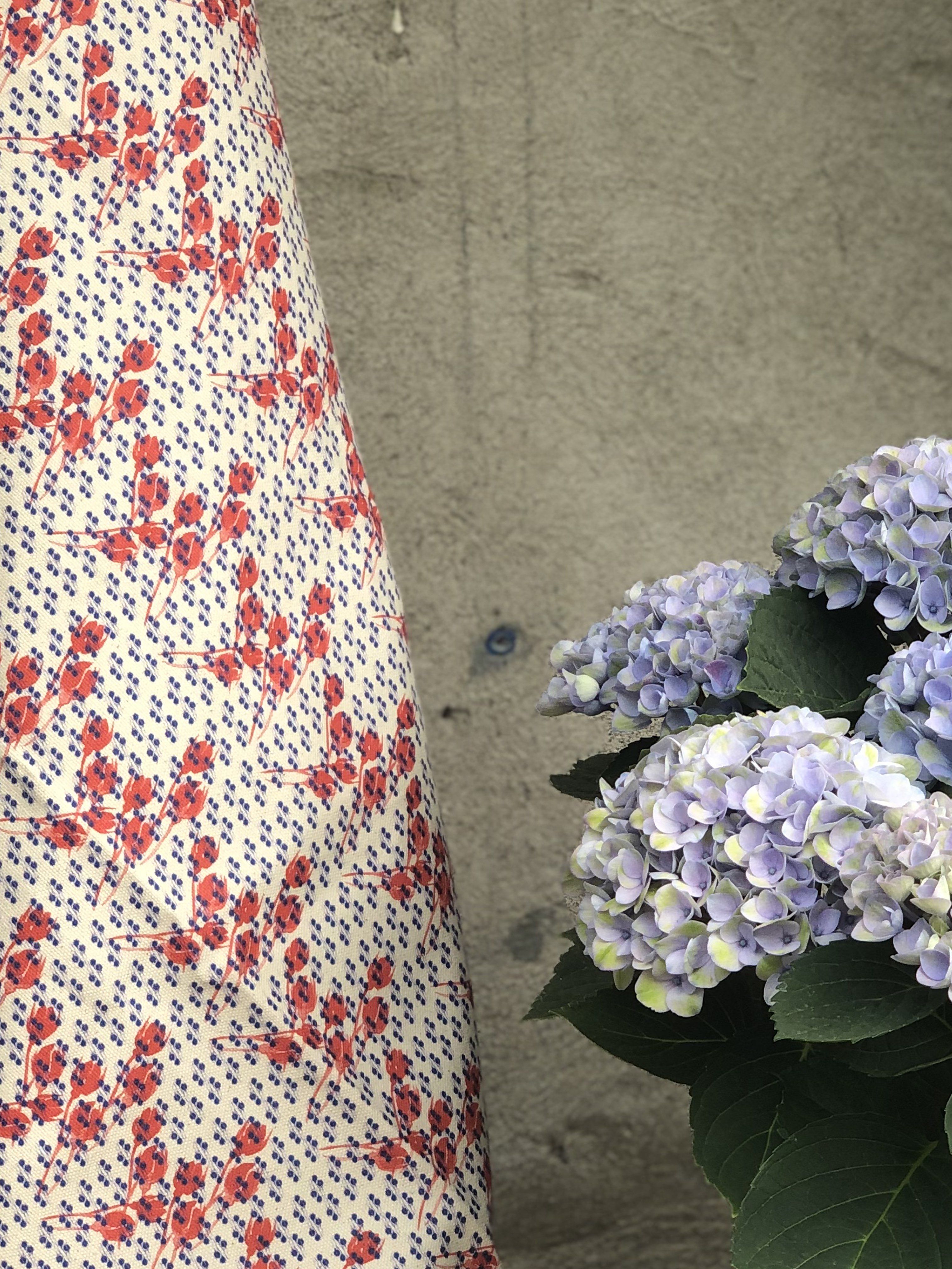 BLUE ROSY | Organic Dish Towel |