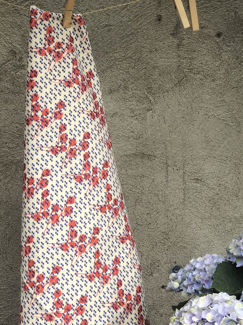 BLUE ROSY | Organic Dish Towel |