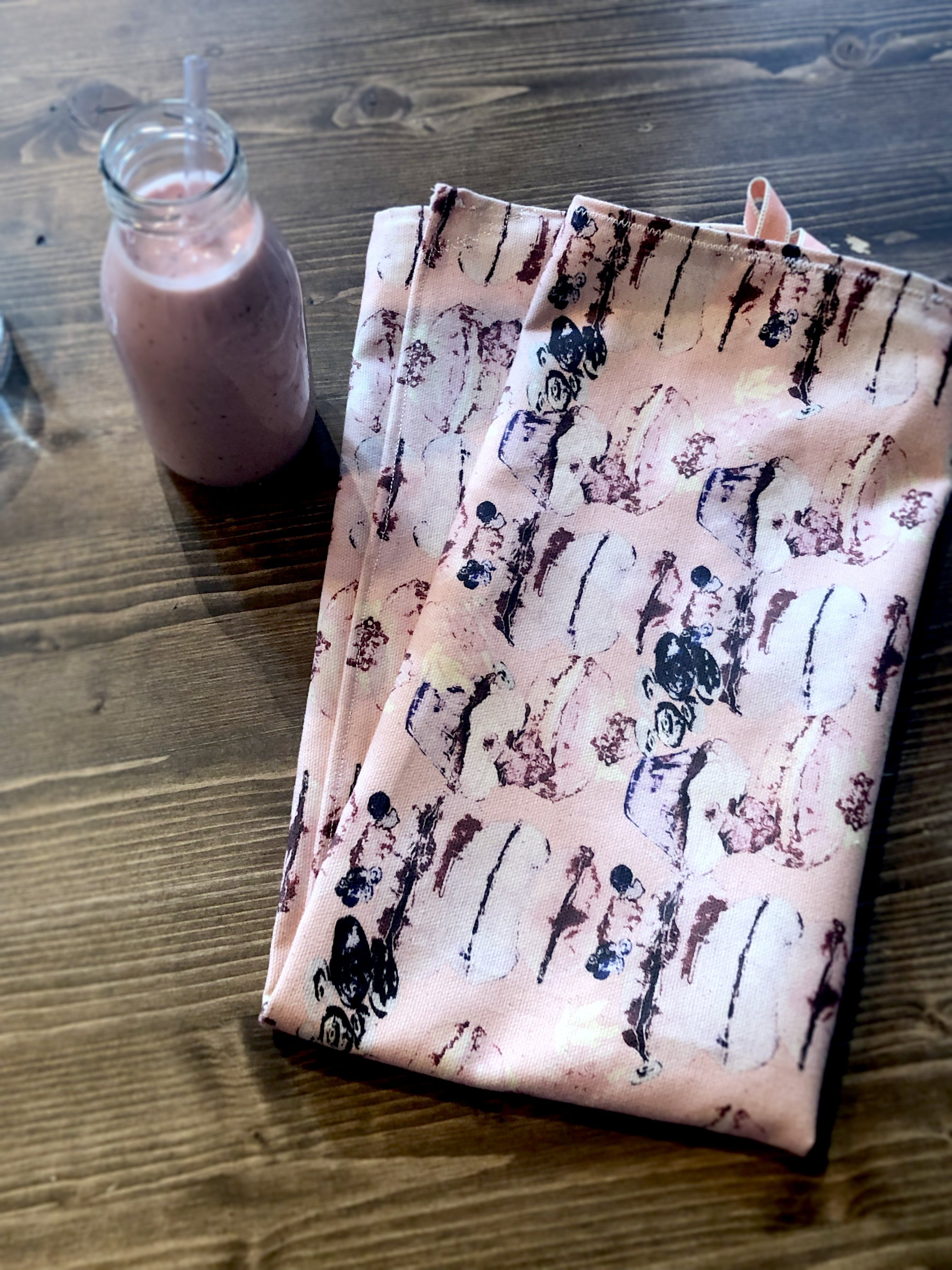 CUPCAKE PARTY | Organic Dish Towel |