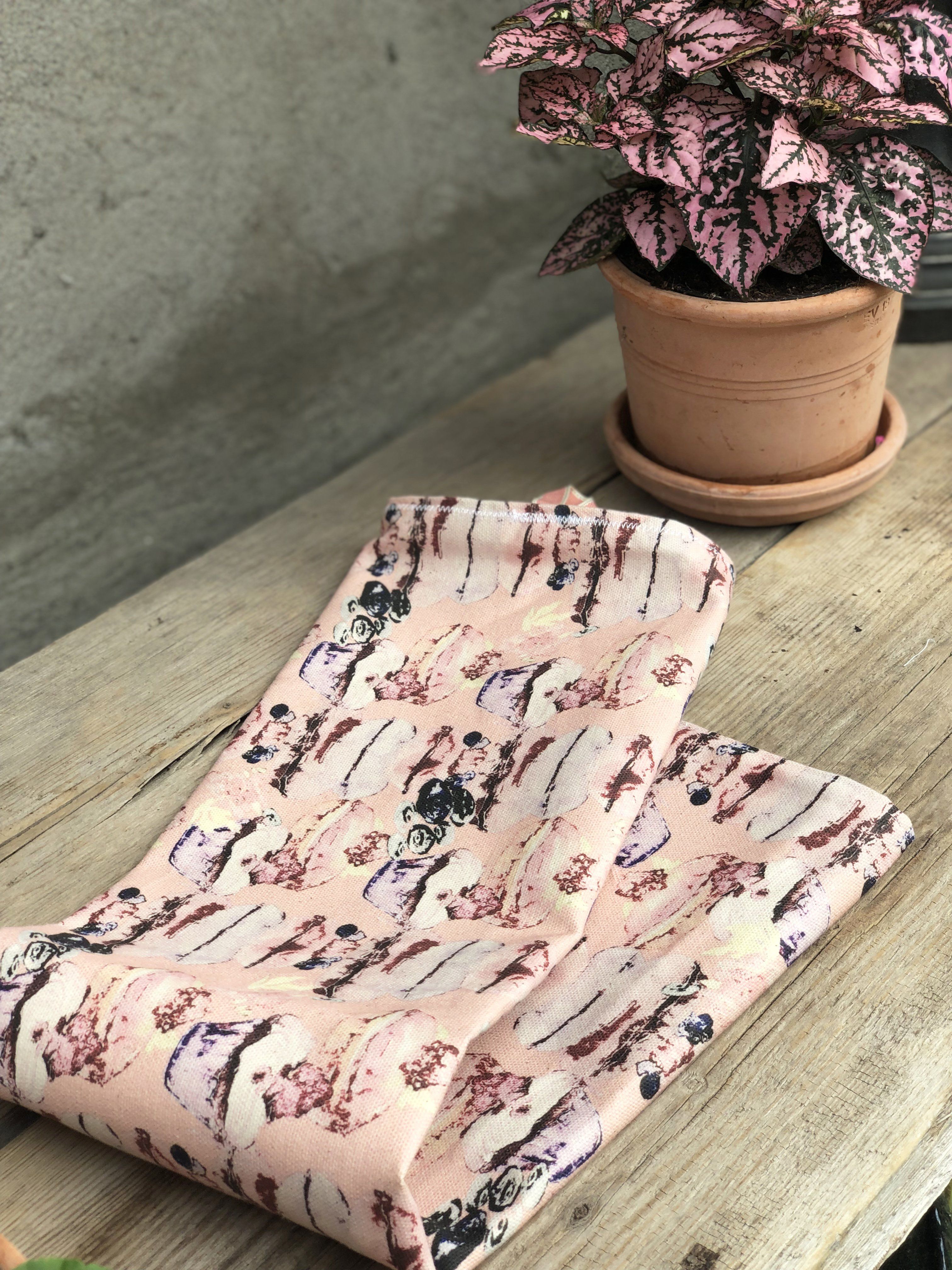 CUPCAKE PARTY | Organic Dish Towel |