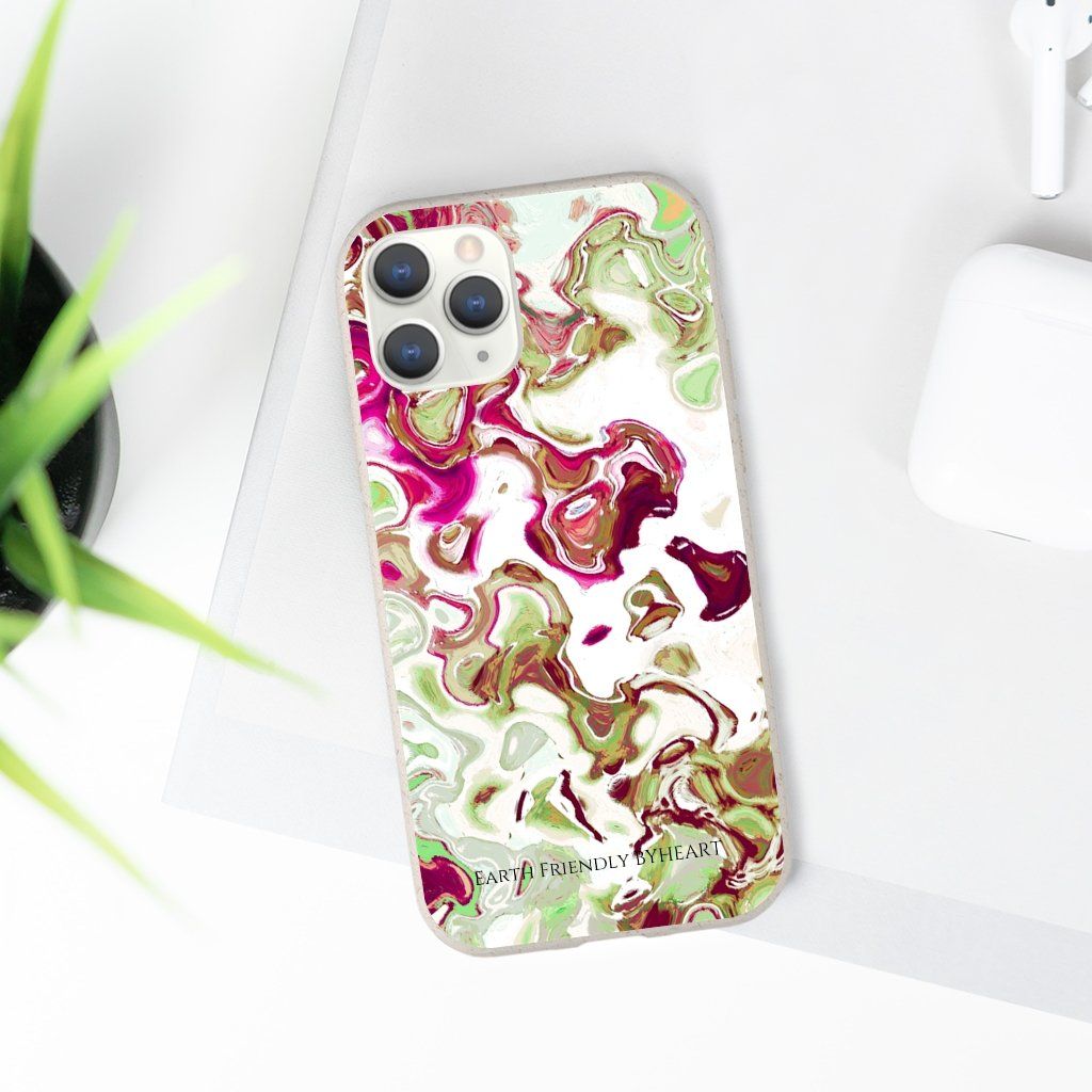 Biodegradable Case || GREEN WAVES ||