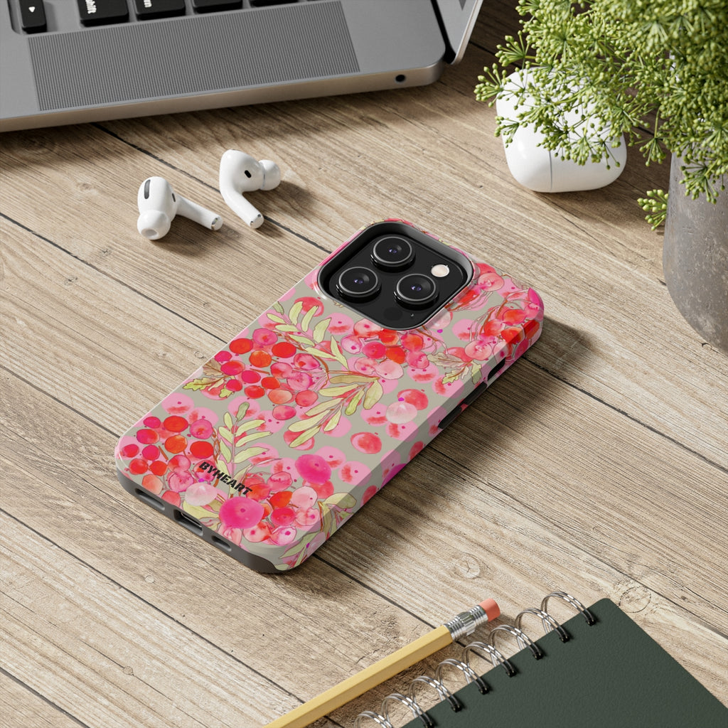 PINK BERRIES, LAPPLAND  | Tough Phone Cases, Case-Mate