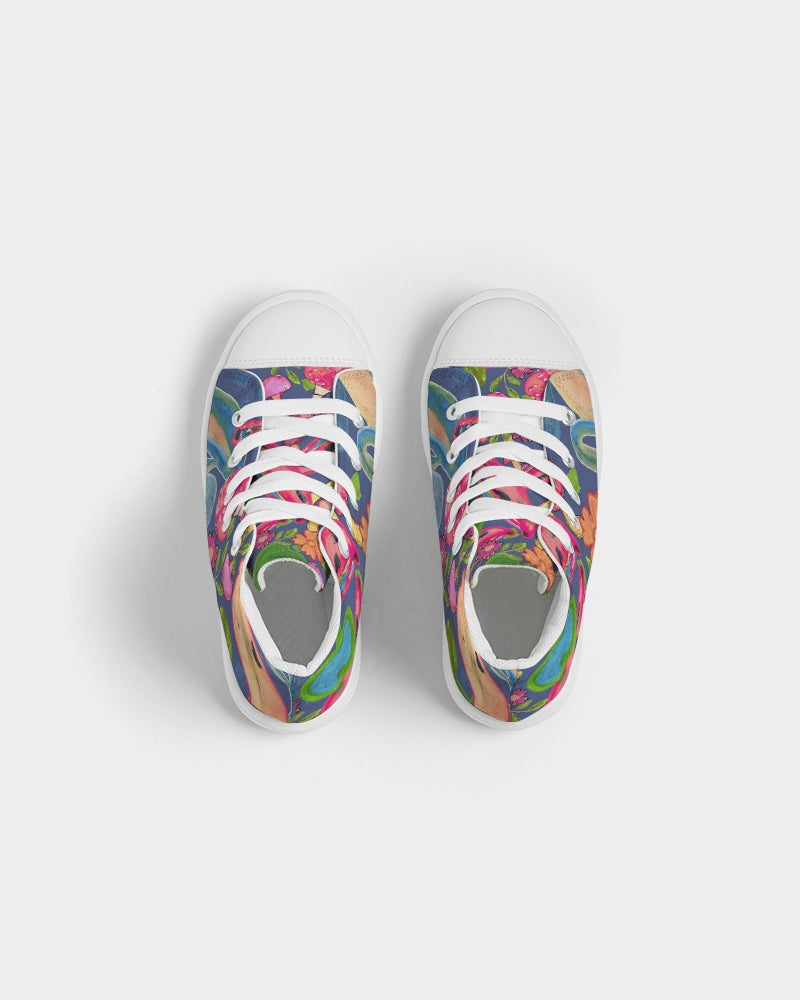 banana  Kids Hightop Canvas Shoe