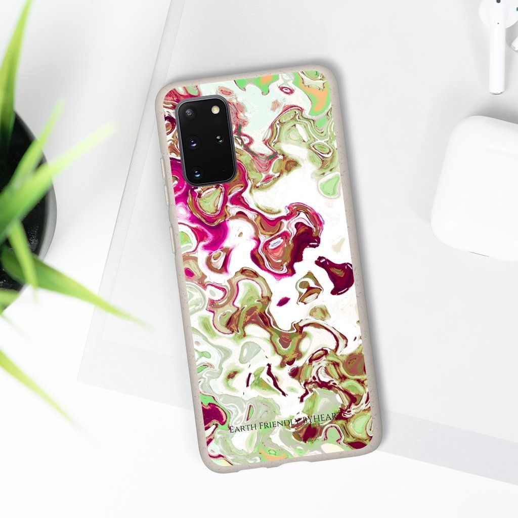 Biodegradable Case || GREEN WAVES ||