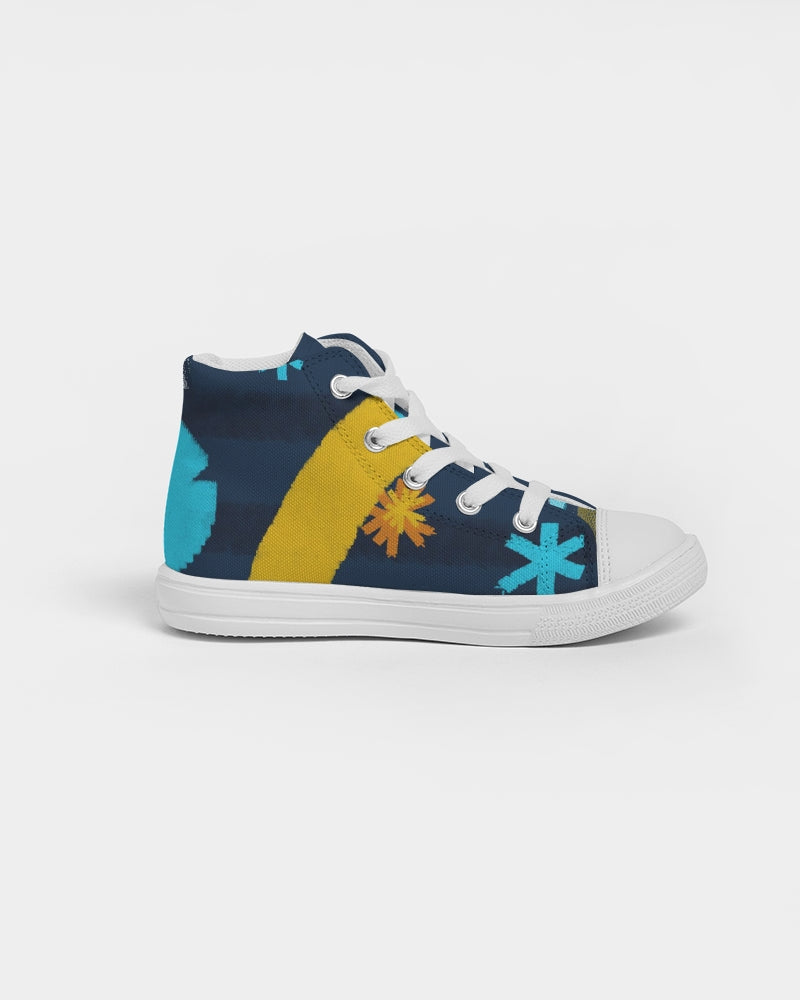 BLACK NIGHT Kids Hightop Canvas Shoe