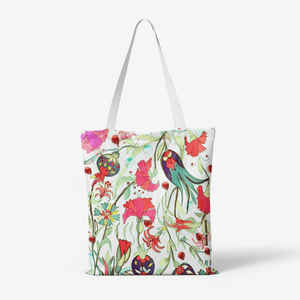 Heavy Duty and Strong Natural Canvas Tote Bags || GOLESTAN PERSIAN GARDEN ||